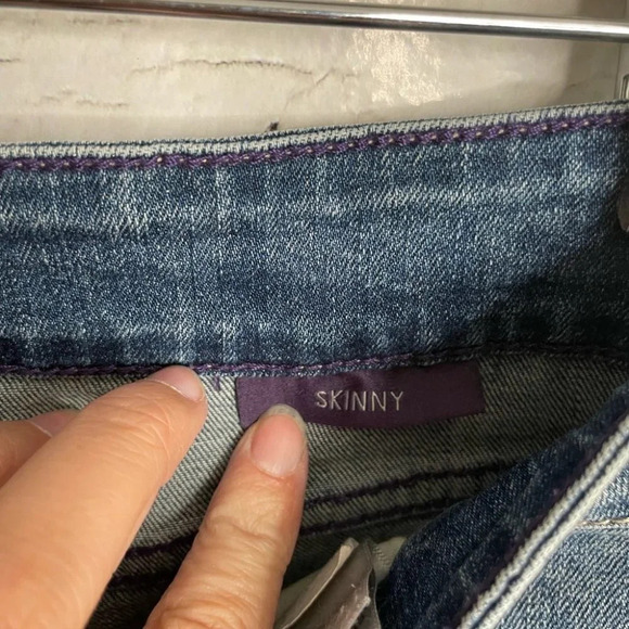 NYDJ Skinny High Rise Stretch Denim Lift Tuck Jeans size 6 - Picture 5 of 12